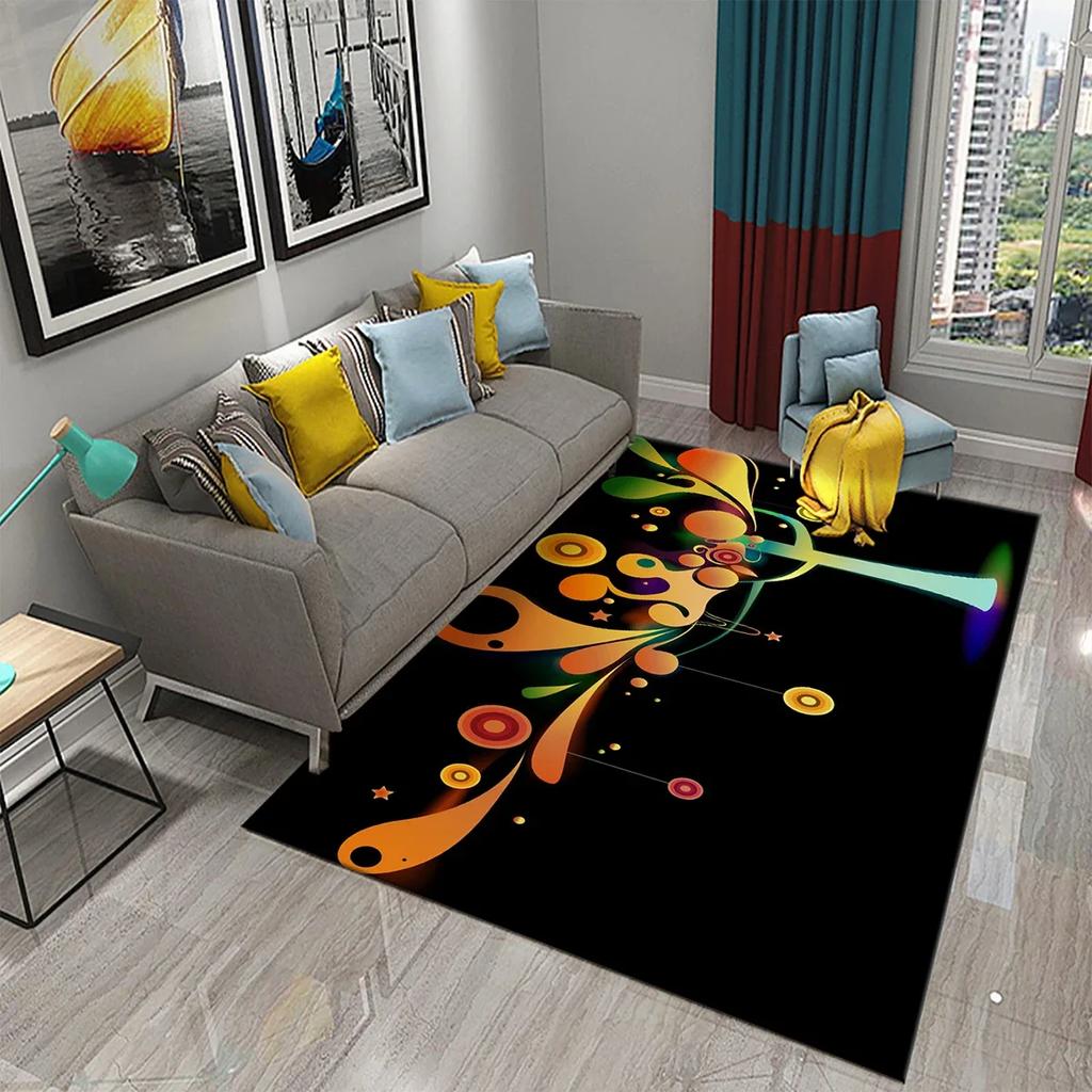 3D красочный ковер с абстрактным деревом для кухни, ванной, входа, нескользящий ковер, гостиная, балкон, спальня, декор, напольный коврик, коврики