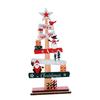 Christmas Tree Desktop Decoration Santa Claus Letter Christmas Signs Plaque DIY Craft Wooden Table Ornament