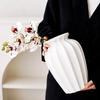 Flower Vase Decoration Home Plastic Vase White Imitation Ceramic Flower Pot