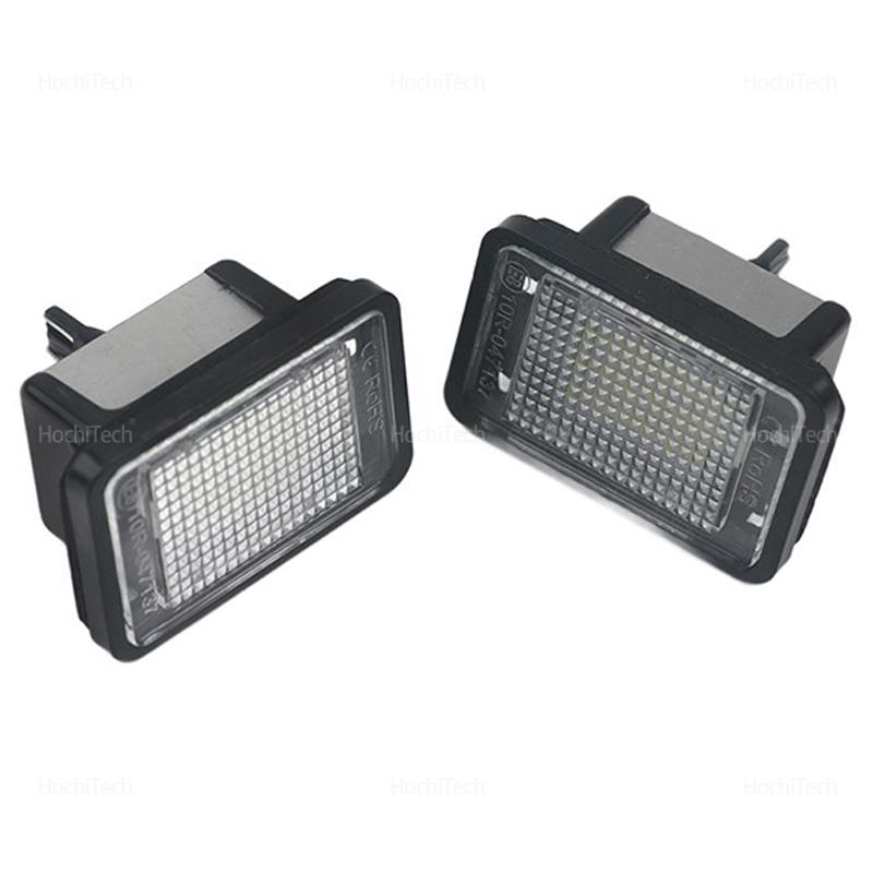 LED License Plate Light for Mercedes Benz GLK X204 2007-2013 White Error Free Number Plate Lamp A2048200156 License Plate Lights 2