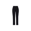 Solid Color Versatile Straight Leg Comfortable Mid Rise Casual Pants Women Pants Black FN5447-010