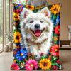 Flamingo and Fruit Paradise Theme blanket Lightweight Warm Flannel Blanket Decorative Throw Blanket for Home Decoration