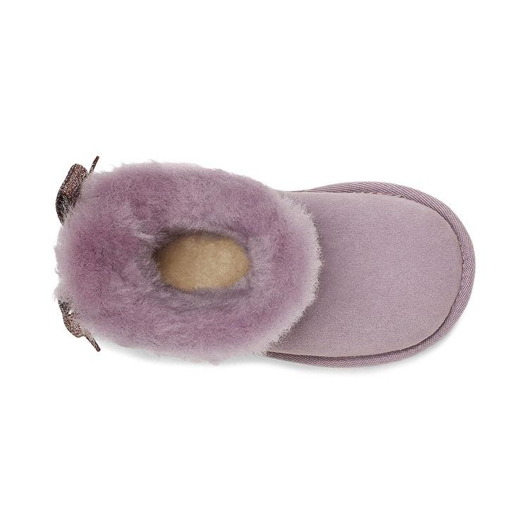 UGG Mini Bailey Bow Glit Kids' 1123617T-SHAD