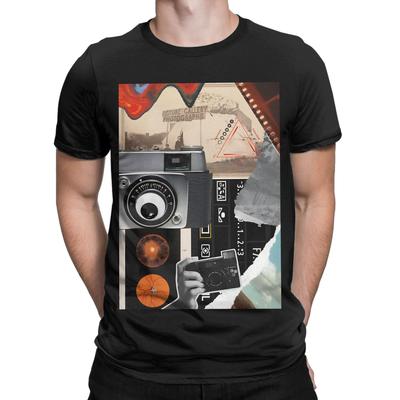 Коллаж Фотограф Вещи Новинка Графика 100% Хлопок Футболка Fujifilm Футболки Топы Для Унисекса
