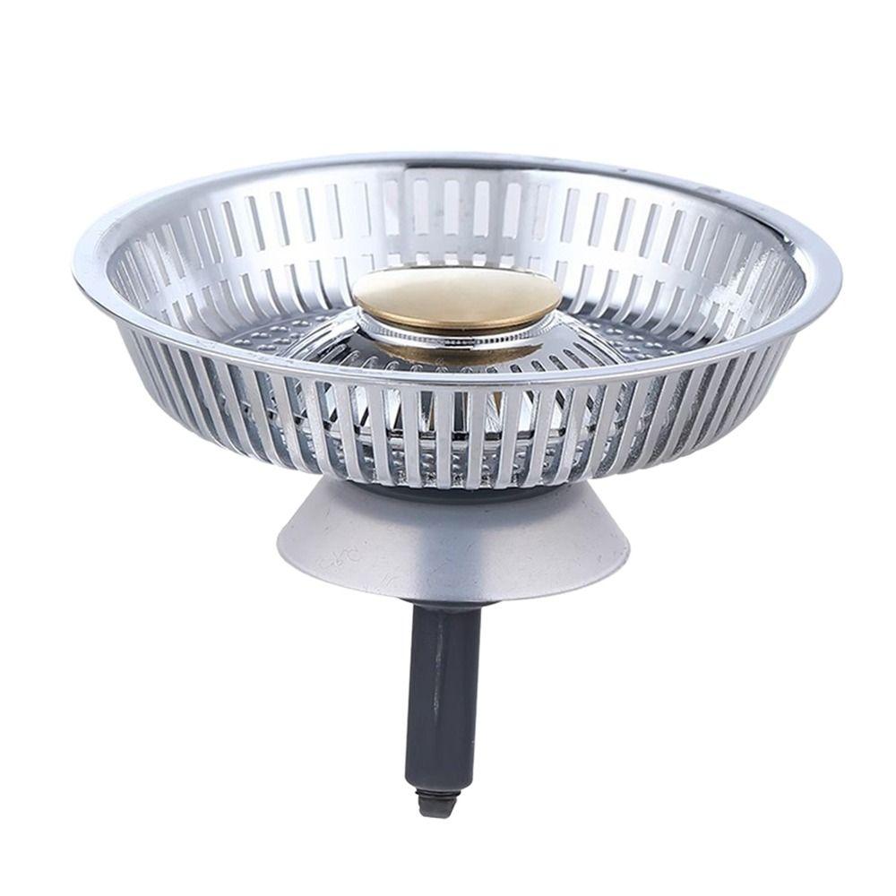 Floor Drain Plug Kitchen Sink Strainer Anti-blocking Food Waste Catcher Durable Drain Filter