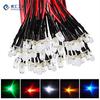10Pcs 20cm 3mm/5mm LED Lamp Cable Bulb Pre-wired DC Emitting Diode Light Convenient