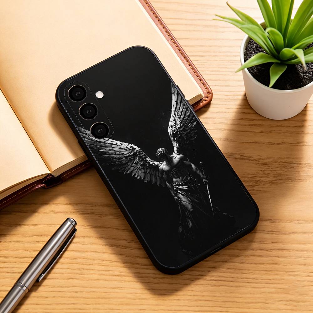 I- Icarus  Phone Case For Samsung Galaxy A73,A72,A71,A70,A53,A52,A51,Soft Silicone Black Cover