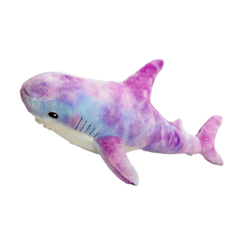15-140cm Kawaii Shark Plush Toy Big Stuffed Animal Super Soft Colorful Doll Whale Large Long Sleeping Pillow Party Gift for Kids