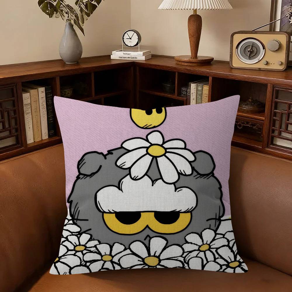 Cushion Cover 30X50 Polyester Sofa Cushions Decorative Throw Pillows Home Decoration Pillowcover Cloud Cat Z-Zoa Cartoon