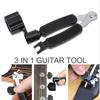 3 In 1 Multifunction Guitar Accessories Guitar Picker Strings Winder String Pin Puller Cutter Tool
