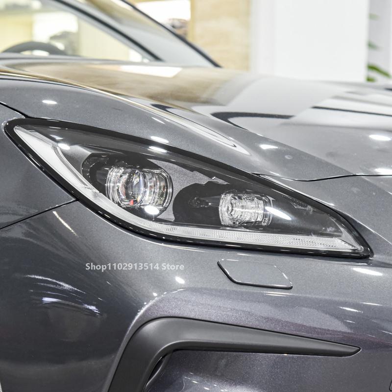For GR 86 - Accessories Car Headlight Protective Film Headlamp Restoration Transparent Black TPU Car Sticker