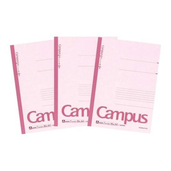 KOKUYO Notebook Campus A4 ruled 3-pack No-203ANX3