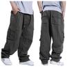 Мужские брюки-карго большого размера в стиле хип-хоп с несколькими карманами