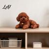 Cute Puppy Ornament for Office Realistic Dog Dashboard Ornament Sleeping Figure Car Accessory Lovers Vivid Miniature Statue Interior Desk Decoration