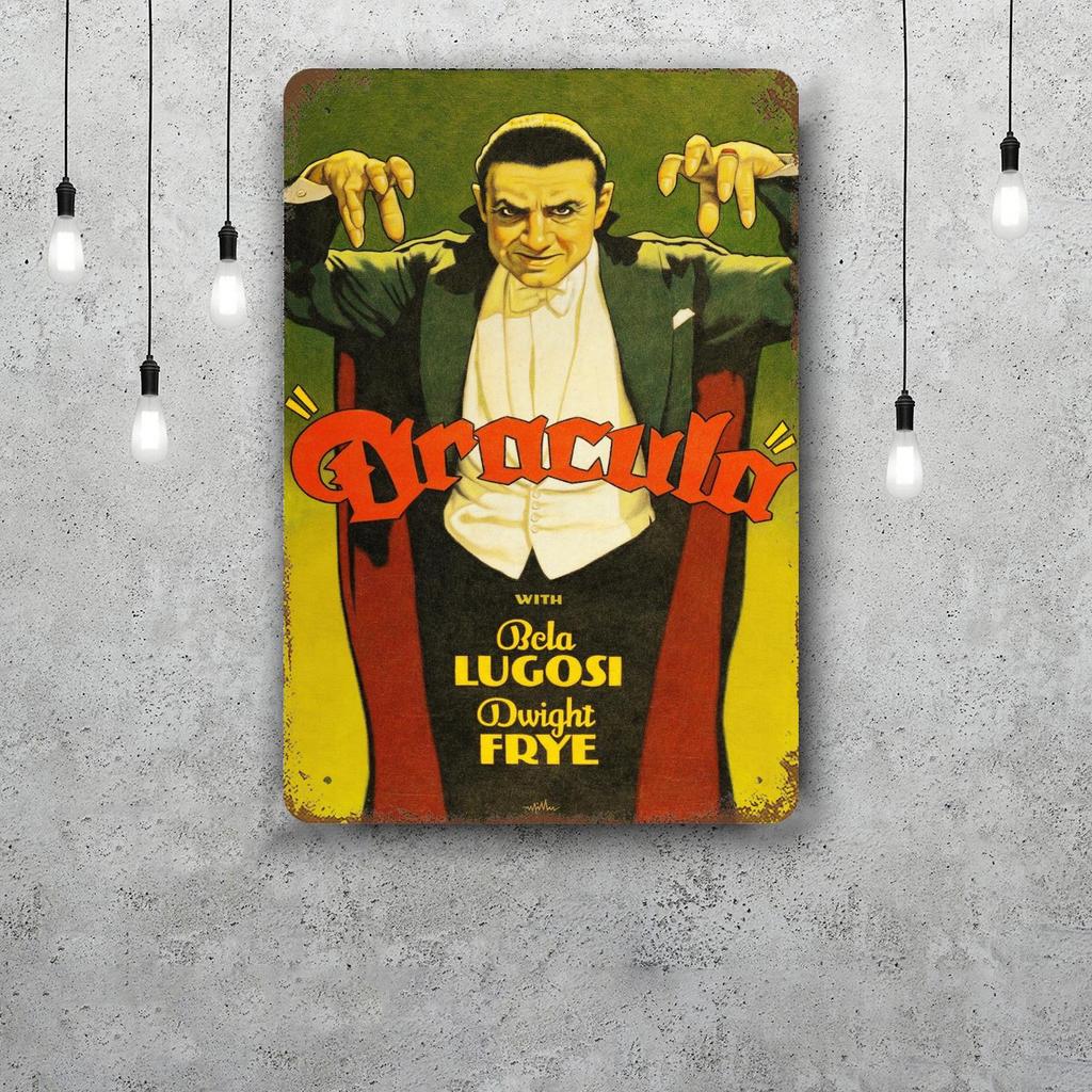 bela lugosi dracula actor Tin Sign Home Decor Wall Decor Art Wall Mural Room Decoration Decor Retro Metal Sign Plate Bar Posters