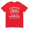 50th Wedding Anniversary Gifts Couples Husband Wife 50 Years TShirt