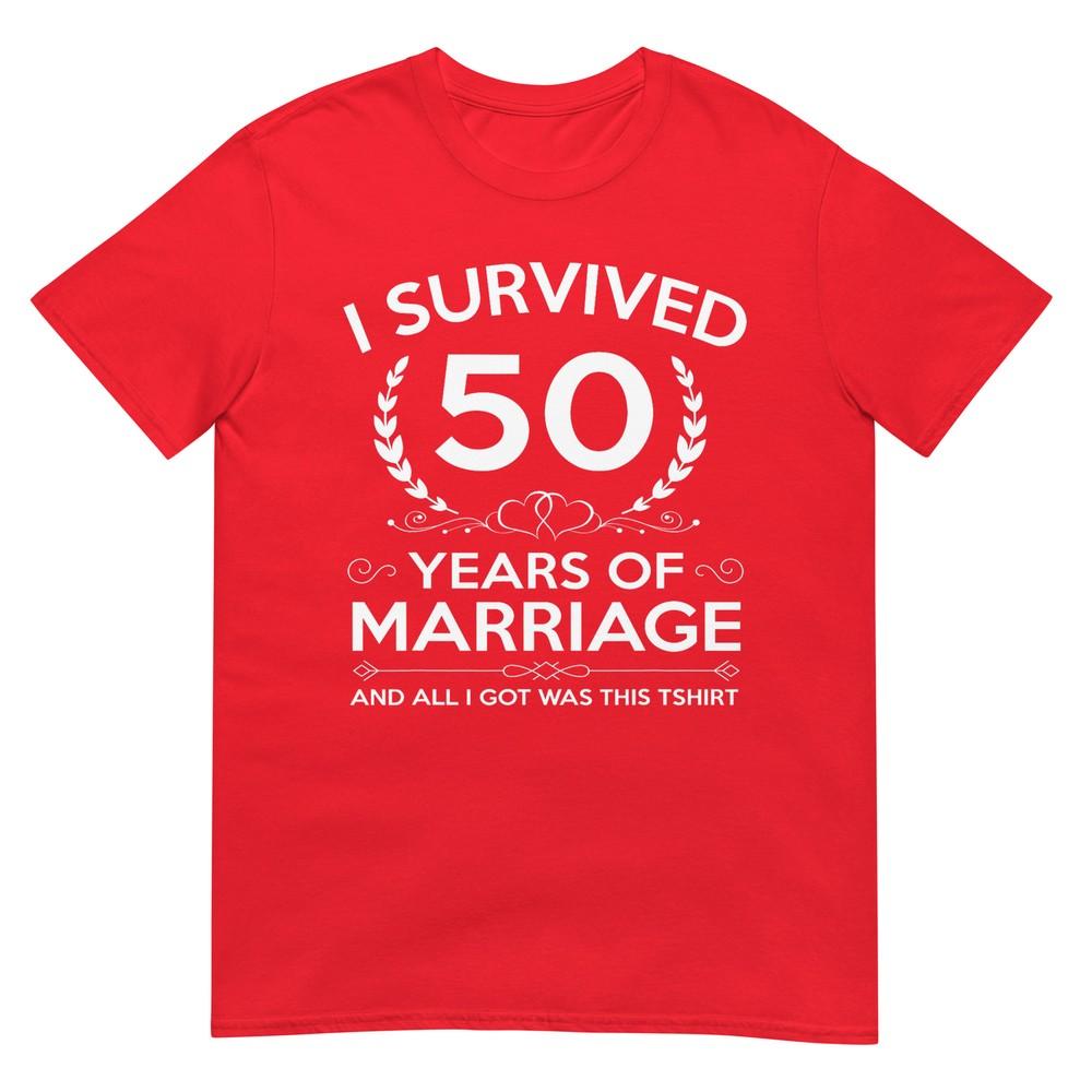50th Wedding Anniversary Gifts Couples Husband Wife 50 Years TShirt