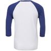 Canvas Футболка бейсбольная унисекс для взрослых с рукавом 3/4