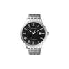 50 Meters Waterproof Automatic Steel Strap 42mm Men's Watch Black Dial NJ0080-50E
