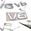 Металлическая наклейка на автомобиль на заказ: Эмблема V6/V8, Логотип большого объема для кузова, задней части и боковой части