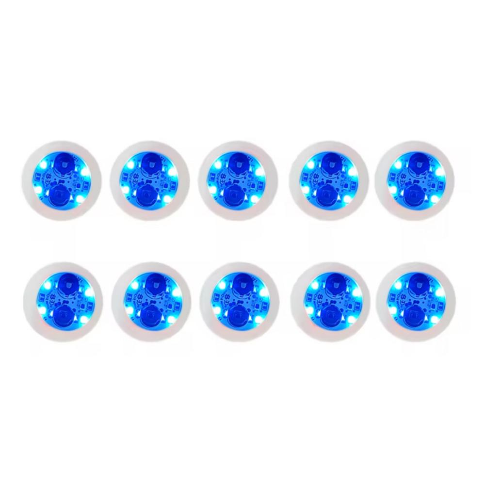 10 шт. Круглая светящаяся подставка на батарейках, светящаяся наклейка на чашку, светящаяся подставка под винную чашку, бутылка