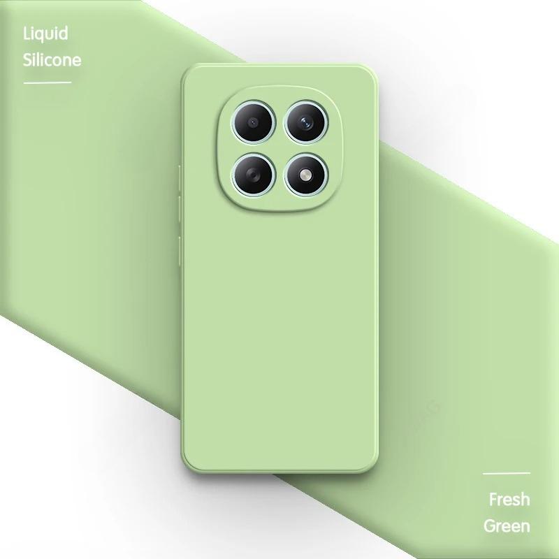 Модный Чехол из Жидкого Силикона с Ощущением Кожи для Xiaomi Poco M8 Pro M7 X8 Pro Max X7 X6 F8 Ultra F7 Note 15 Pro Plus 4/5G
