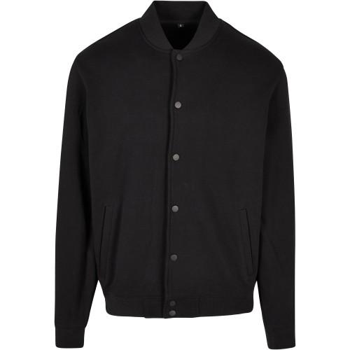 Build Your Brand Mens Tonal Heavyweight Varsity Jacket