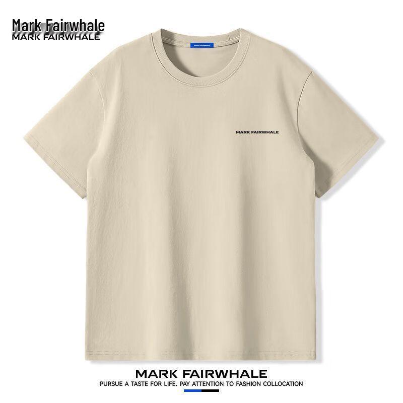 Mark Fairwhale Мужская хлопковая футболка оверсайз в уличном стиле