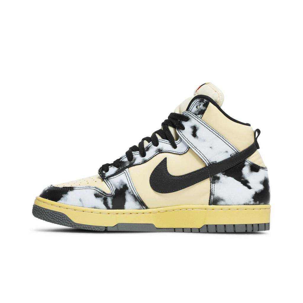 Nike Dunk High 1985 'Черный кислотный отбеливатель' (унисекс) Кеды Lemon Drop / Черный / Saturn DD9404 700