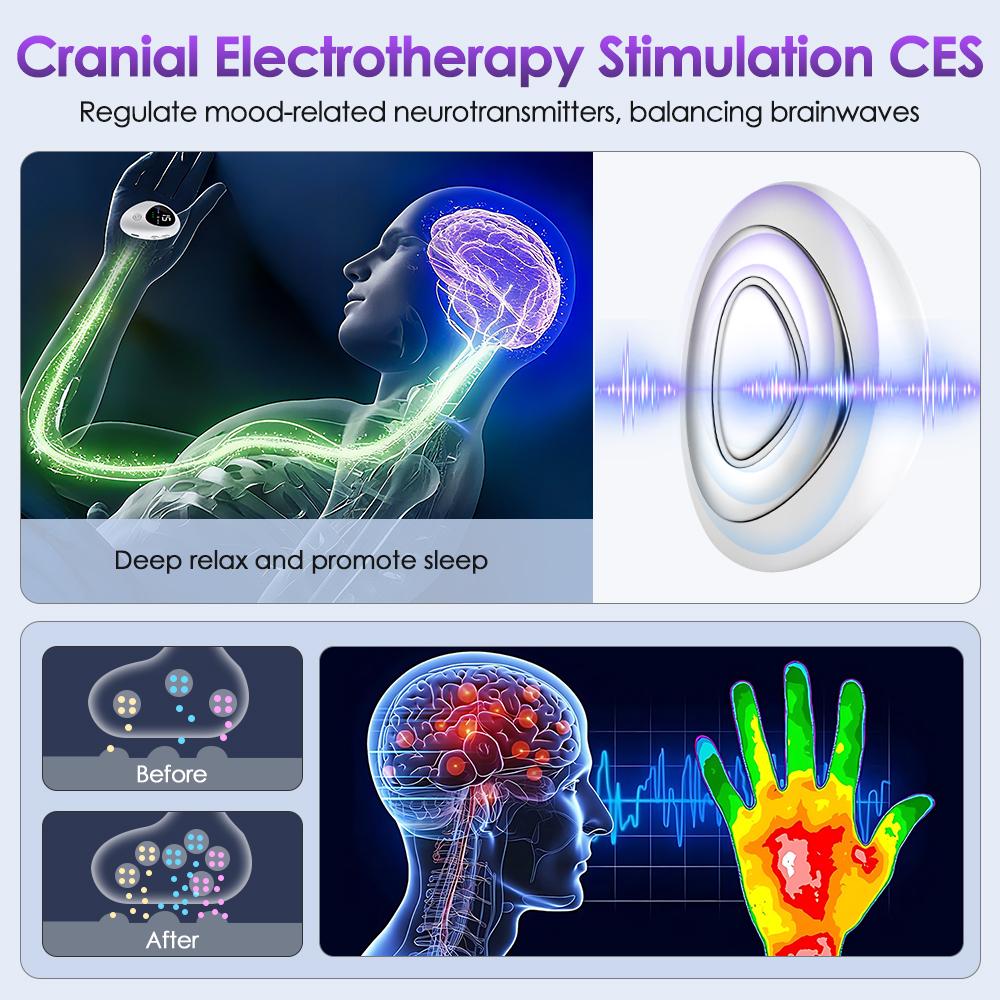 New Sleep Aid Handheld Hypnosis Device Relieve Insomnia Stress Anxiety Fast Sleeping Brain Relax Mental Health
