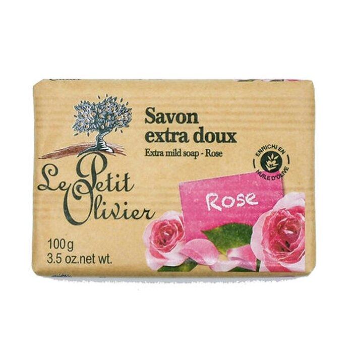 LE PETIT OLIVIER Rose Extra Mild Soap Bars 100g