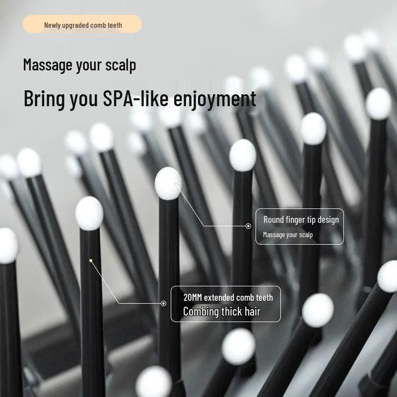 Portable Folding Comb and Mirror Set for Women - Compact Travel Size for Smooth Hair