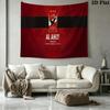 Al Ahly Sporting Wall Tapestry Aesthetic Wall Hanging Printed Fabric Blanket Decorative Tapestries for Bedroom Living Room Home Decor