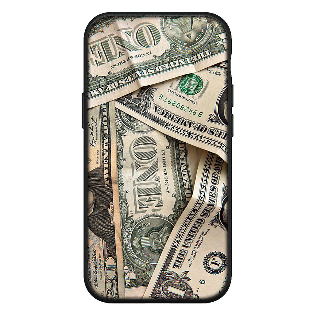 For Samsung Galaxy S24 S23 iPhone 16 15 14 Xiaomi Redmi Note 13 12 11 8 Plus 9 Pro Max X XR Phone Case Money One Hundred Dollars 100 OPPO Huawei Cover