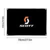 BIKESSCOTTScool Logo Flag Room Bedroom HomeOutdoor Wall Hanging Concert Printed Background Decoration Art Banner