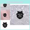 Unique Creative Black Cat Cartoon Enamel Pin Badge For Stylish Clothing Accessories