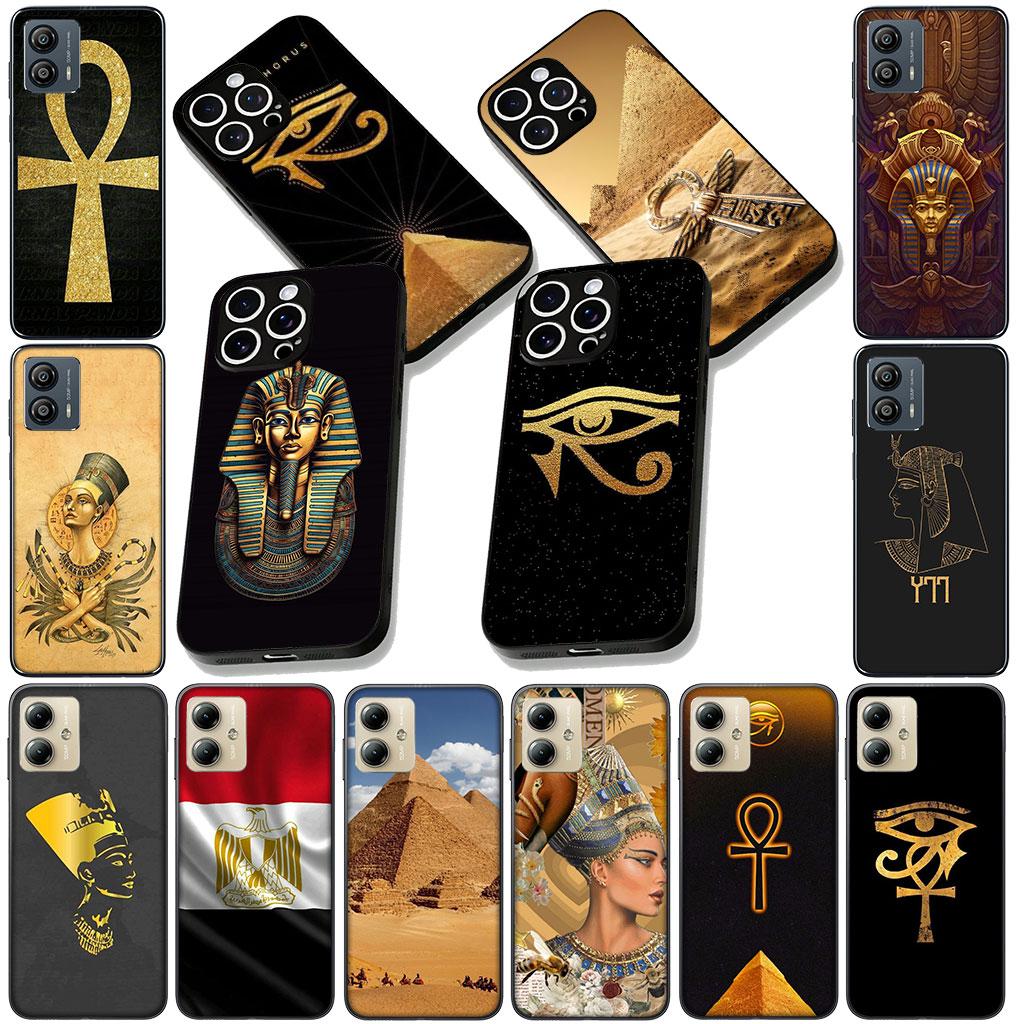 Soft Cover for Apple iPhone 13 12 Mini XS 11 Pro Max 7 8 Plus + XR SE 2022 2020 SE3 Coque Phone Case Egypt Nefertiti Anubis Ankh