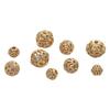 Copper Micro Inlaid Zircon Drill Ball Beads For DIY Earring Bracelet Necklace Jewelry Making Craft Accessories