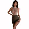Cosplay Sexy Secretary Female Teacher OL Sleeveless Extreme Erotic Cute Uniform Ladies Temptation Free Size 3 Piece Set Cosplay [YAISHN] See-through