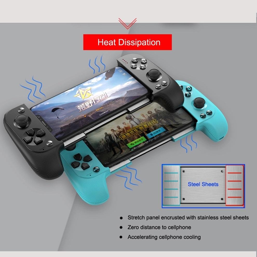 Новый дизайн, портативный игровой контроллер для мобильного телефона, джойстик, беспроводной игровой контроллер Bluetooth 4,0 для смартфонов Android IOS