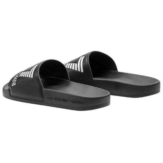 Emporio Armani Шлепанцы с принтом логотипа EA7 Унисекс Обувь Черный XCP001XCC2200002