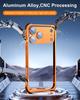 Чехол для iPhone 17 Pro Max 17 Pro, металлический корпус, алюминиевая металлическая рамка, чехол для телефона, полная защита камеры, защитная крышка для объектива из сплава, ударопрочный