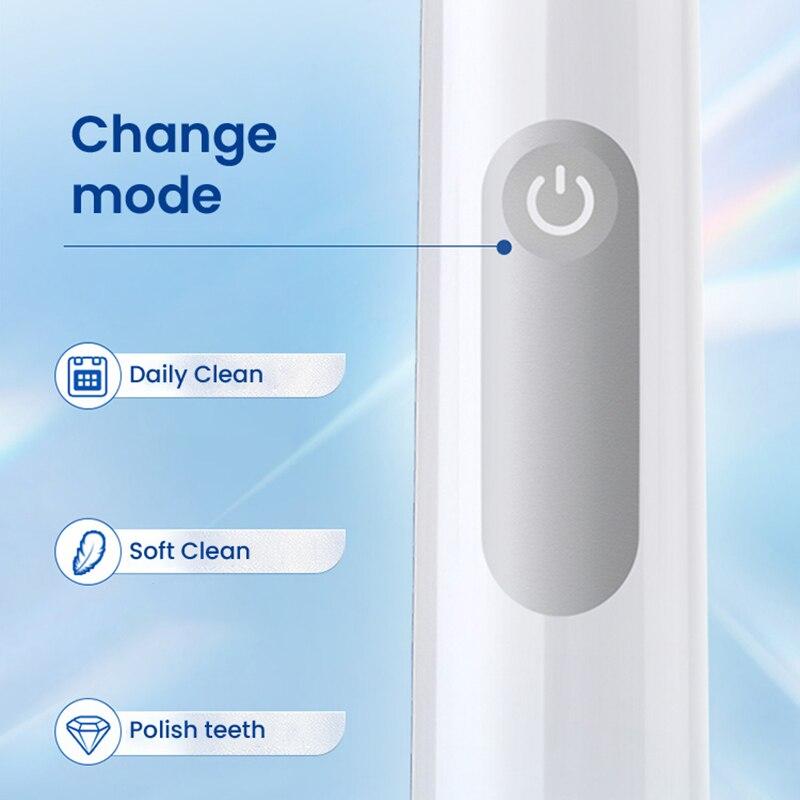 Электрическая зубная щетка Oral B ProMax, датчик давления, перекрестное действие, зубная щетка для глубокой очистки зубов, 3 режима чистки с таймером