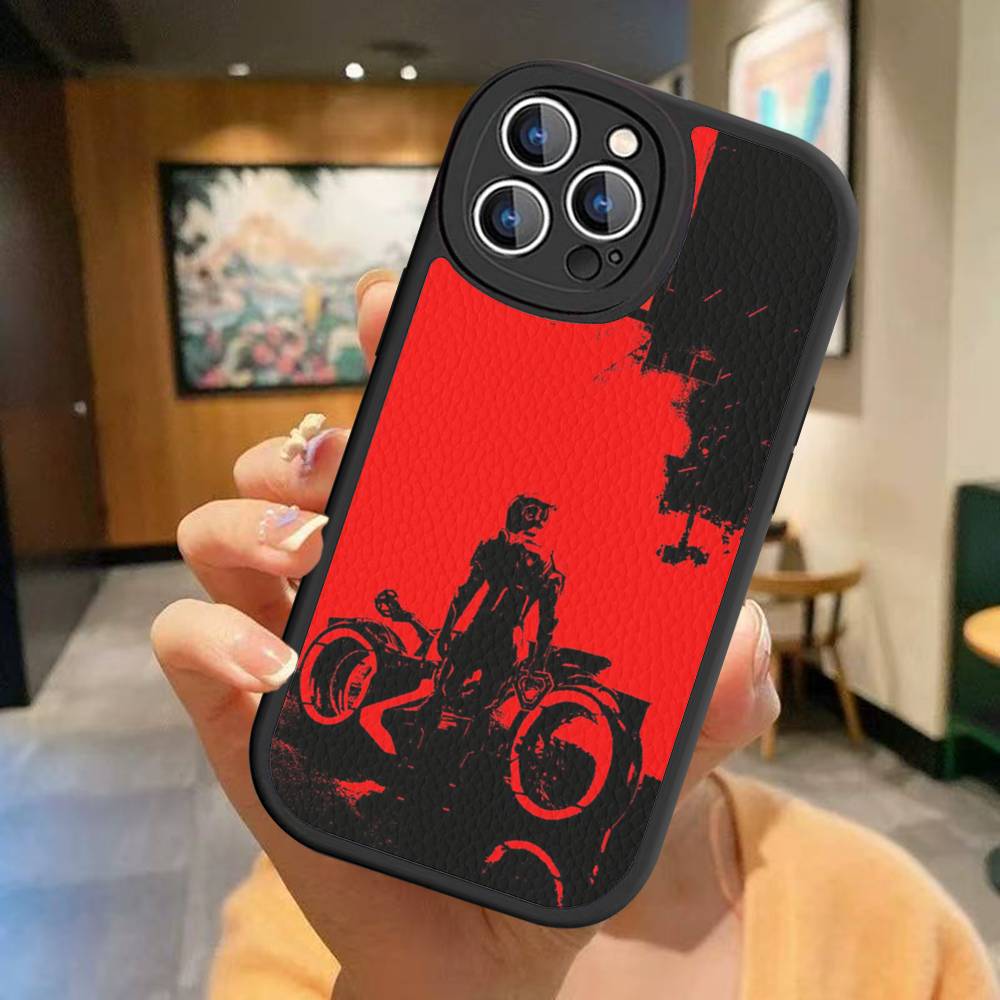 Industrial Rock Nine Inch Nails Band Phone Case For IPhone 16 15 14 13 12 11 Pro Max Plus Leather Soft Cover