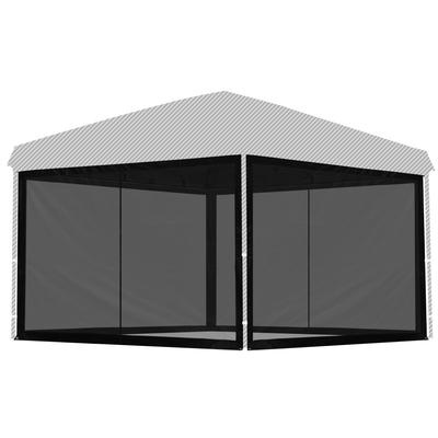 От FIELDOOR Тент Тарп Боковая стенка для x Сетка Сетчатая Молния Защита от насекомых Простая установка [Набор 4] 3.0 3.0м [2 шт./2 шт.]
