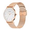 BUREI Men's Waterproof Analog Business Milanese Mesh Belt Watch