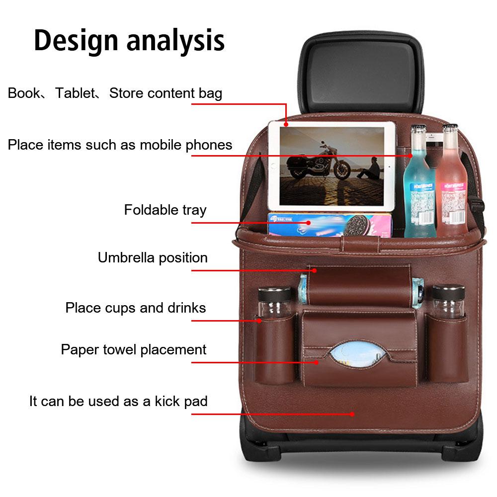 Карман для заднего сиденья автомобиля, автомобильные аксессуары для салона автомобиля, грузовика, внедорожника, фургона, сумка для хранения на заднем сиденье автомобиля, обновление, органайзер для багажника на заднем сиденье, автомобильные аксессуары