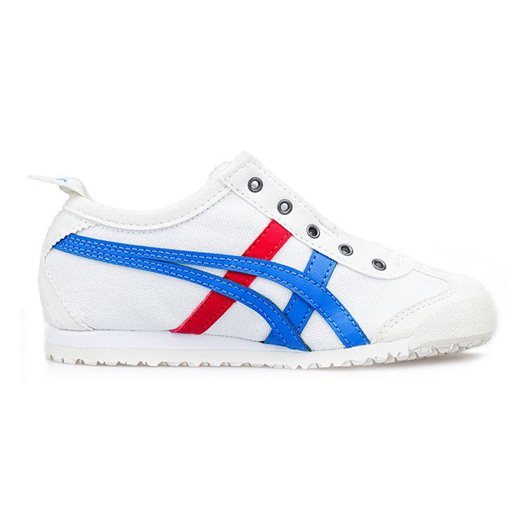 ONITSUKA TIGER Mexico 66 Slip-On PS White Directoire Blue Kids Sneakers 1184A085-100