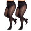 Колготки больших размеров с блеском и конским маслом, устойчивые к зацепкам, многоцветные, 5XL, грузоподъемность 300 фунтов