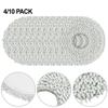 Washable Reusable Microfiber Mop Cloth Replacement Kit For Roborock For Qrevo QV35A/QV35S/S5V And For Saros 10R Robot Vacuum